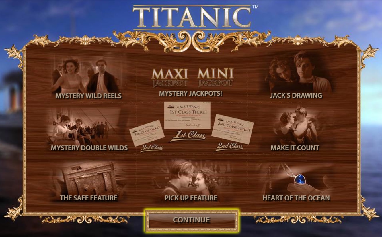 Titanic gokkast bonusgames