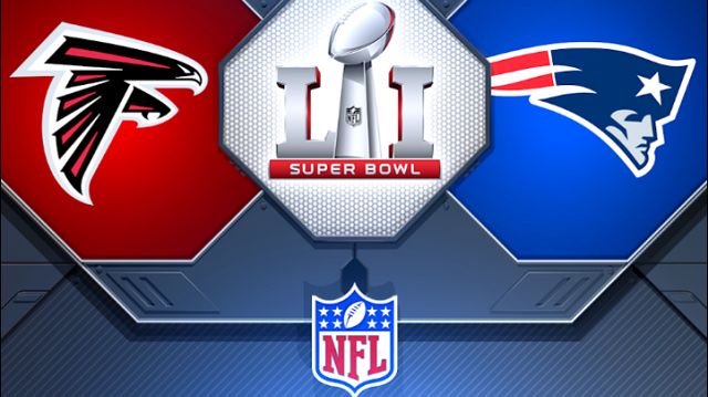 Super Bowl 51 Patriots vs Falcons