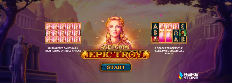 Age of Gods Epic Troy gokkast Playtech